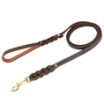 Bild in Galerie-Betrachter laden, Geflochtene Hundeleine in Braun – robust, langlebig und stilvoll