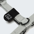 Bild in Galerie-Betrachter laden, Hundegeschirr Nylon RESC7UE Silver – Detailansicht des Gurtbands und Kunststoffverschlusses