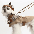Bild in Galerie-Betrachter laden, Hundemantel britischer Stil – Funktional & modisch mit D-Ring für Leine