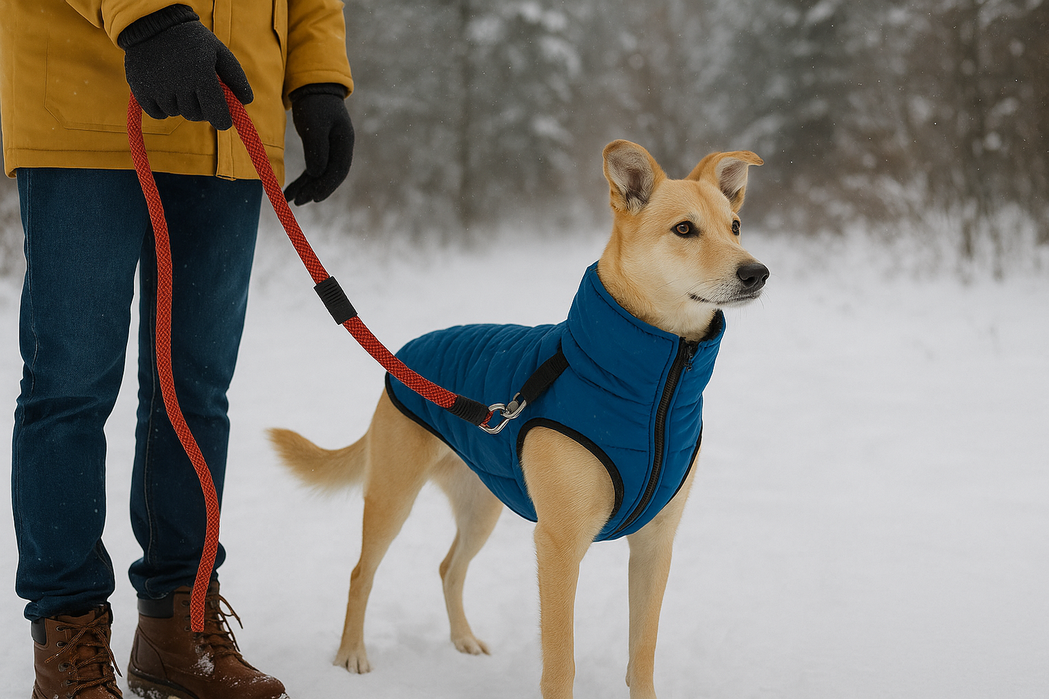 Die besten Hundeleinen für Spaziergänge im Winter