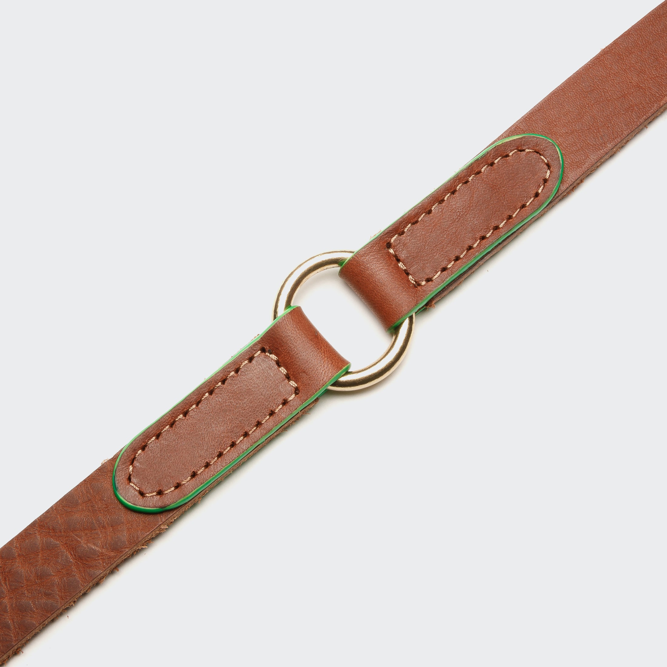 Hundeleine Kings Park Cognac/Green | CLOUD7