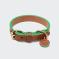 Bild in Galerie-Betrachter laden, Cloud7 Hundehalsband Kings Park Cognac/Green – Hundehalsband – MVM
