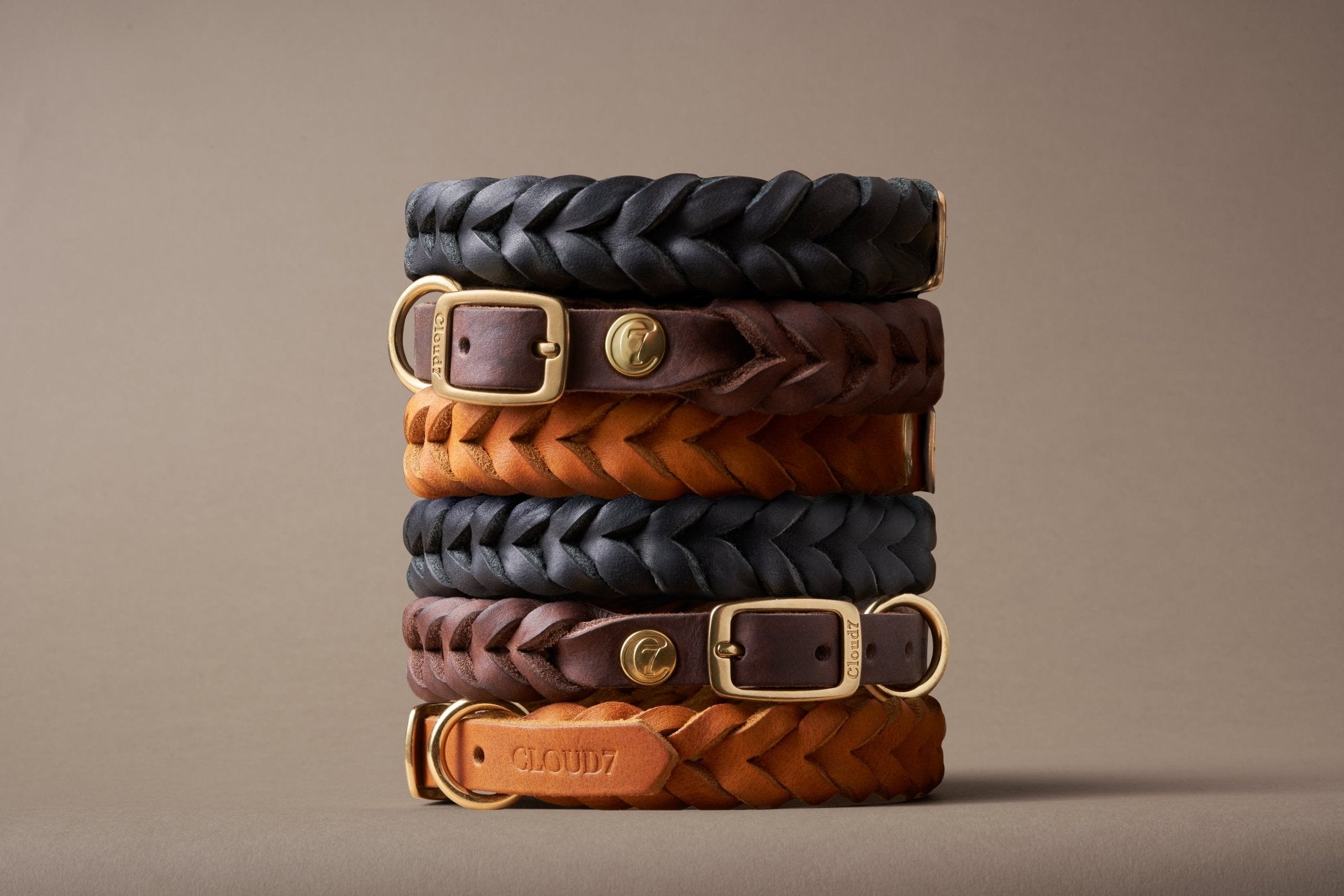 Hundehalsband Camel Gold – Hundehalsband – MVM