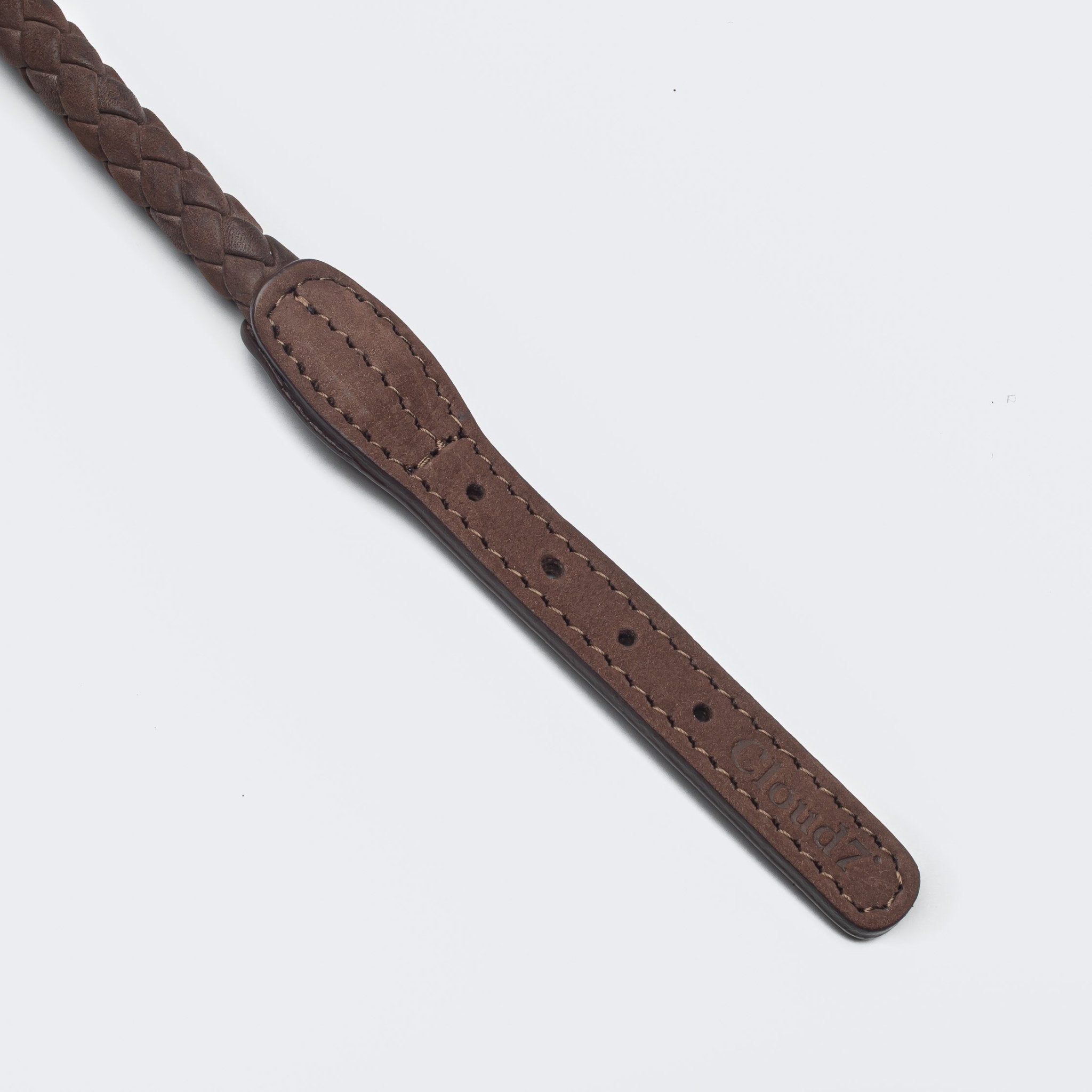 Hundehalsband – Rundgeflochtenes Nubukleder – Hundehalsband – MVM
