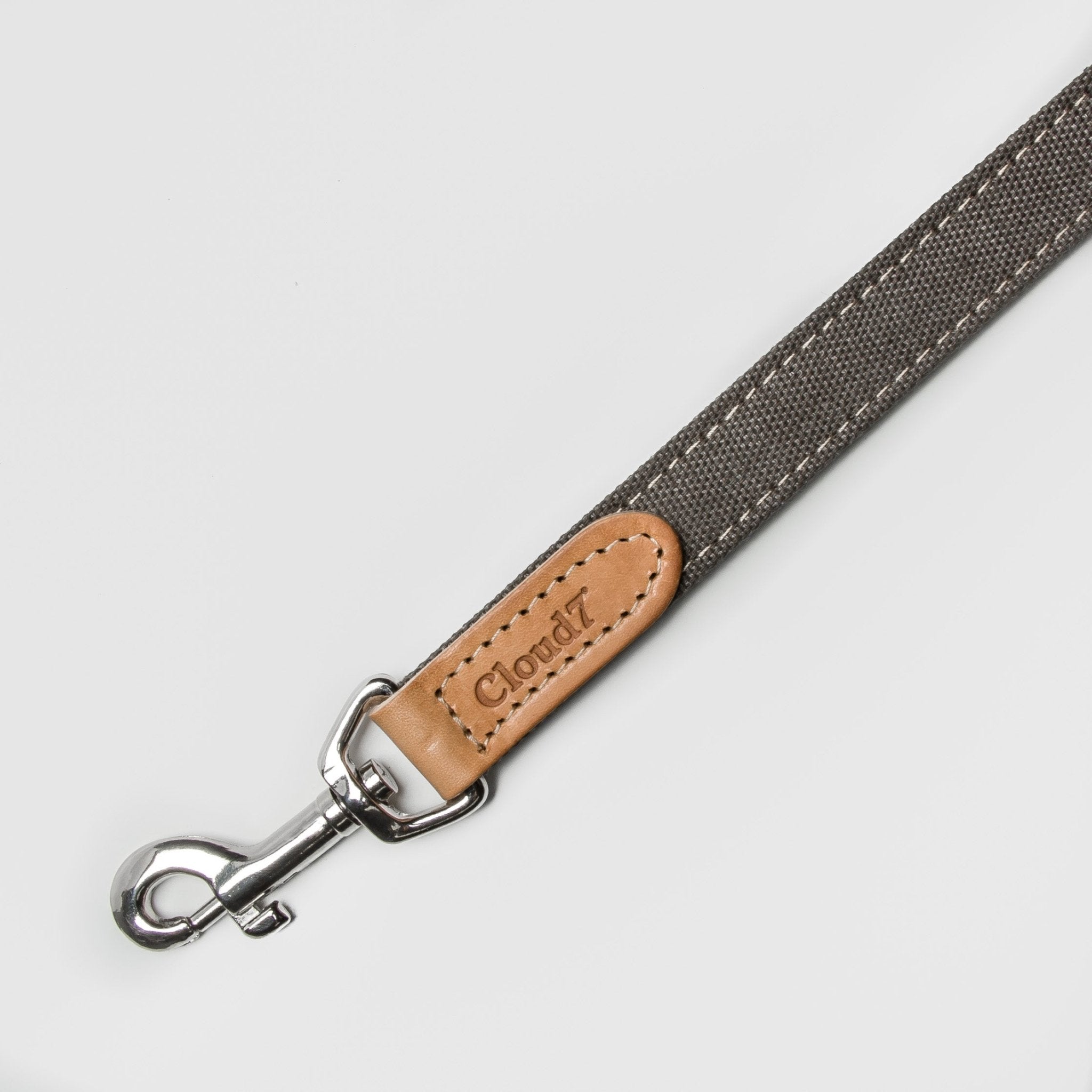 Hundeleine 3 - in - 1 – Leder & Canvas Greige – Hundeleine – MVM