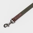 Bild in Galerie-Betrachter laden, Hundeleine 3 - in - 1 – Leder & Canvas Olive – Hundeleine – MVM
