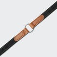 Bild in Galerie-Betrachter laden, Hundeleine TIVOLI 3 - in - 1 – Leder & Canvas Black / Cognac – Hundeleine – MVM
