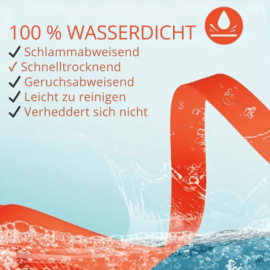 PVC Hundeleine wasserdicht – 100 % wasser- & schlammabweisend